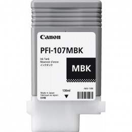 Canon PFI-107 MBK Noir Mat - Cartouche d'encre Canon d'origine (6704B001AA)
