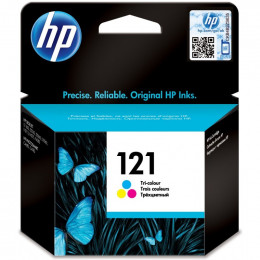HP 121 trois couleurs - Cartouche d'encre HP d'origine (CC643HE)
