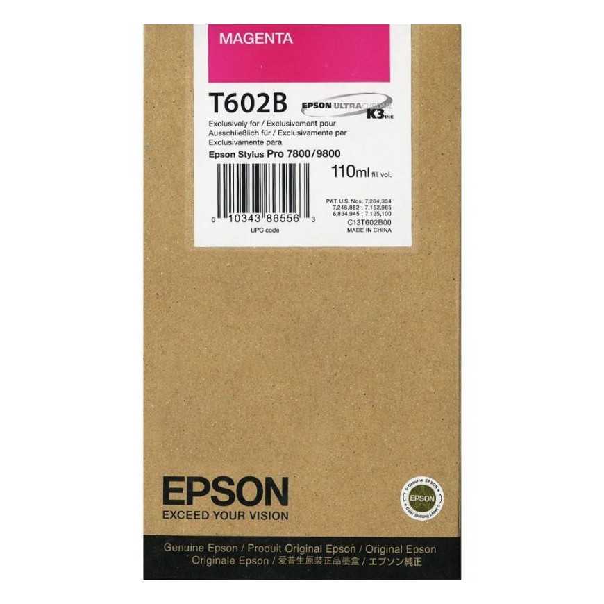 Cartouche Epson d'encre Pigment Magenta SP 7800/9800 (110ml)