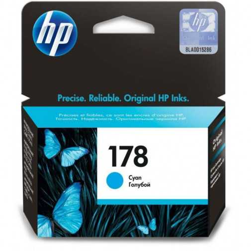 HP 178 Cyan - Cartouche d'encre HP d'origine (CB318HE)
