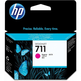 HP 711 Magenta - Cartouche d'encre HP d'origine (CZ131A)