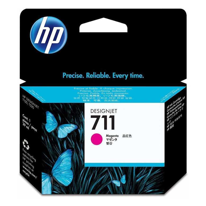 HP 711 Magenta - Cartouche d'encre HP d'origine (CZ131A)