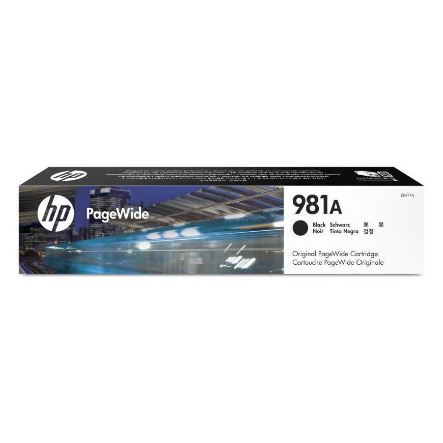 HP 981A Noir - Cartouche PageWide HP d'origine (J3M71A)