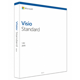 D86-05868 Microsoft Visio Standard 2019 OLP - 1 Poste