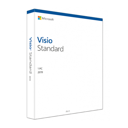 D86-05868 Microsoft Visio Standard 2019 OLP - 1 Poste