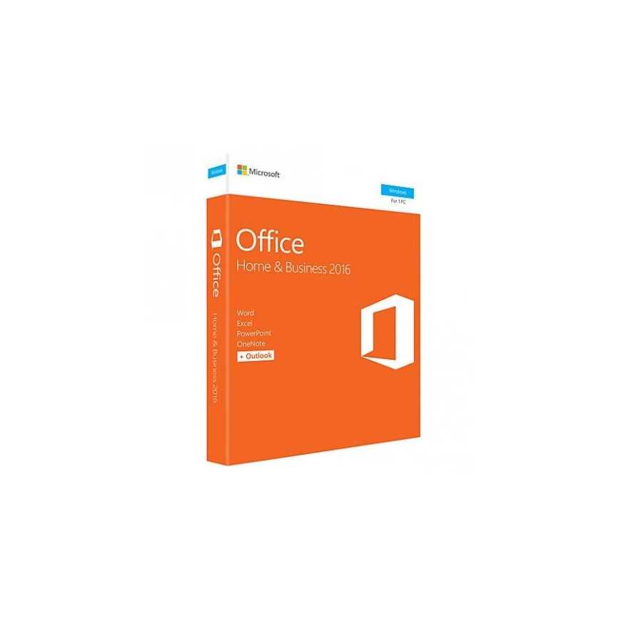 Microsoft Office Home and Business 2016 – Windows – Anglais – T5D-02717