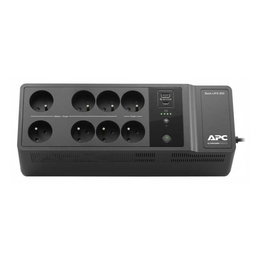 Onduleur monophasé Off-Line APC Back-UPS 850VA - 230V, USB Type-C and A (BE850G2-FR)