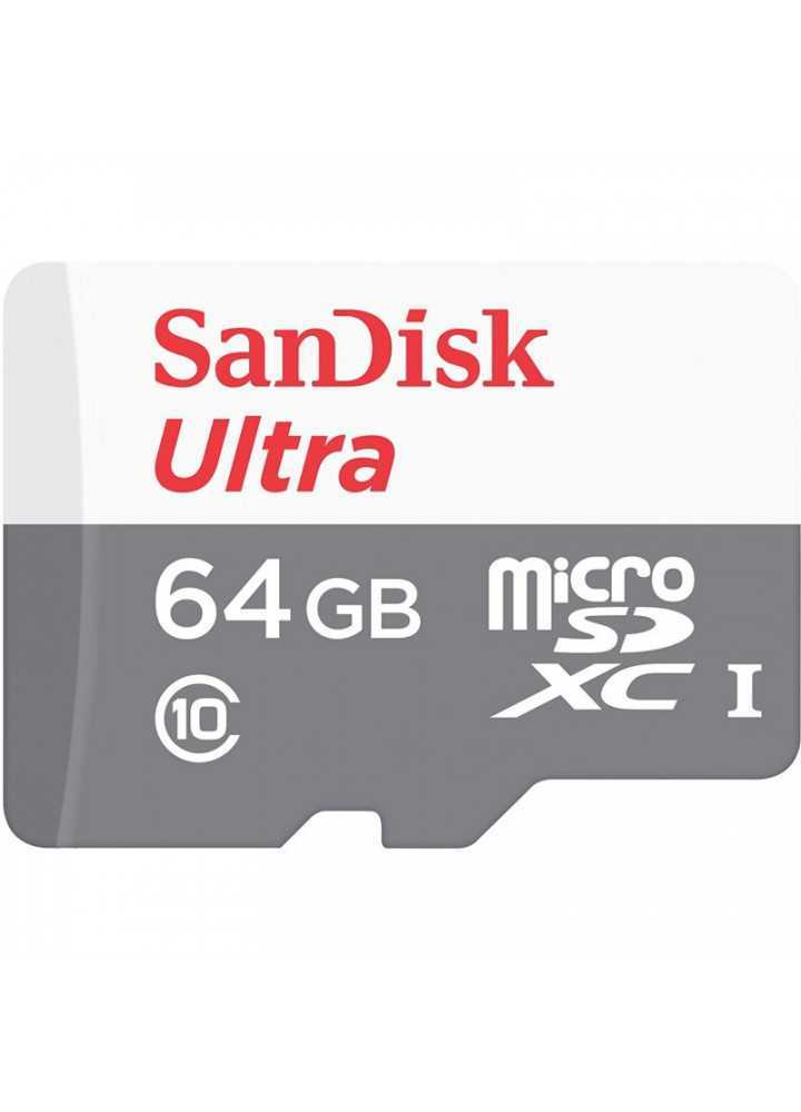 SanDisk Ultra microSDXC 64GB 80MB/s Cl. 10 (SDSQUNS-064G-GN3MN)