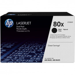 HP 80X Noir (CF280XF) -...